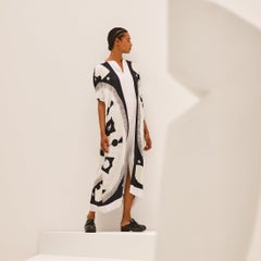 HERMES Silk Caftan   Size 36  New With Tags