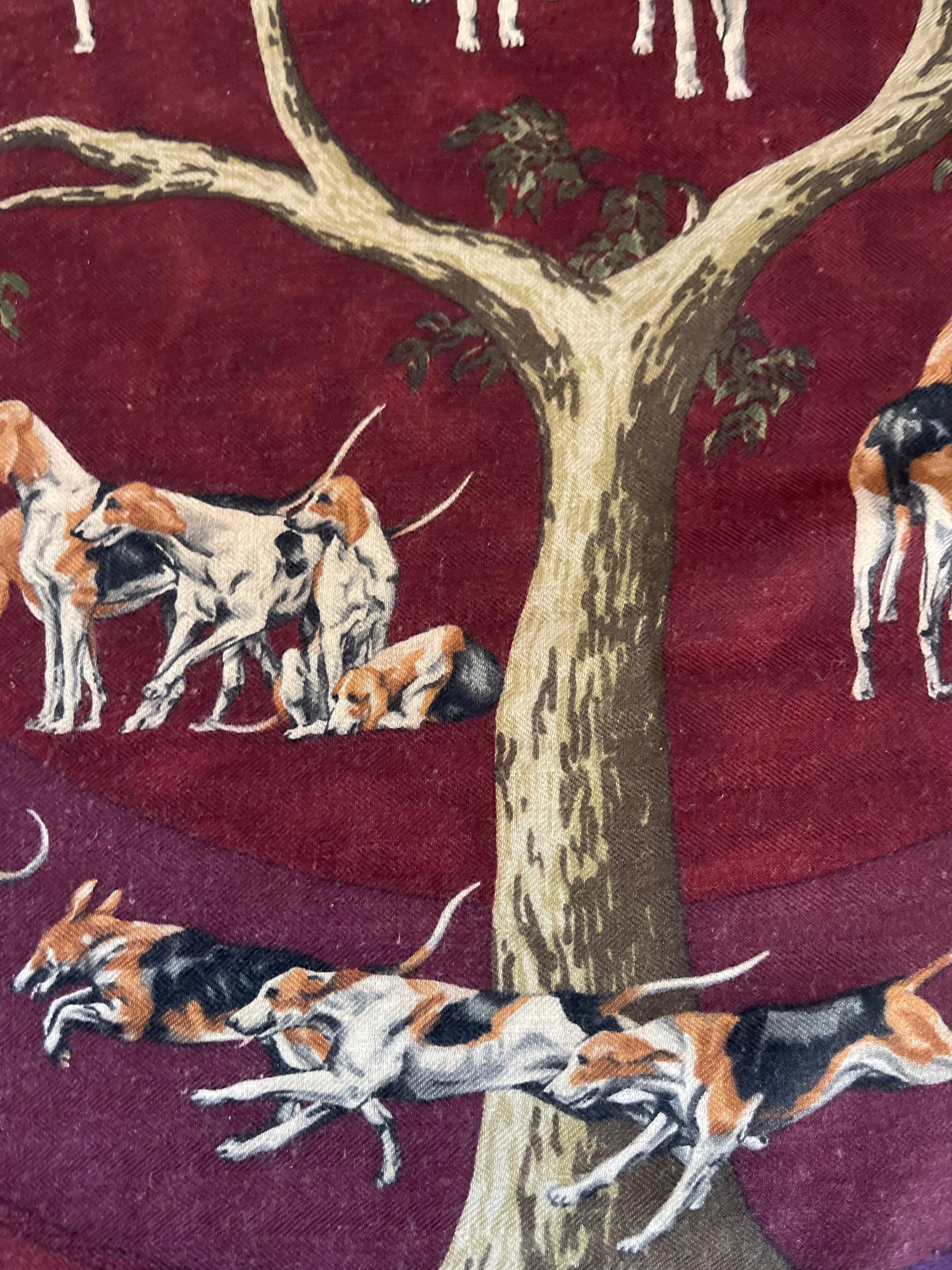 Hermès Silk & Cahmere Scarf 
