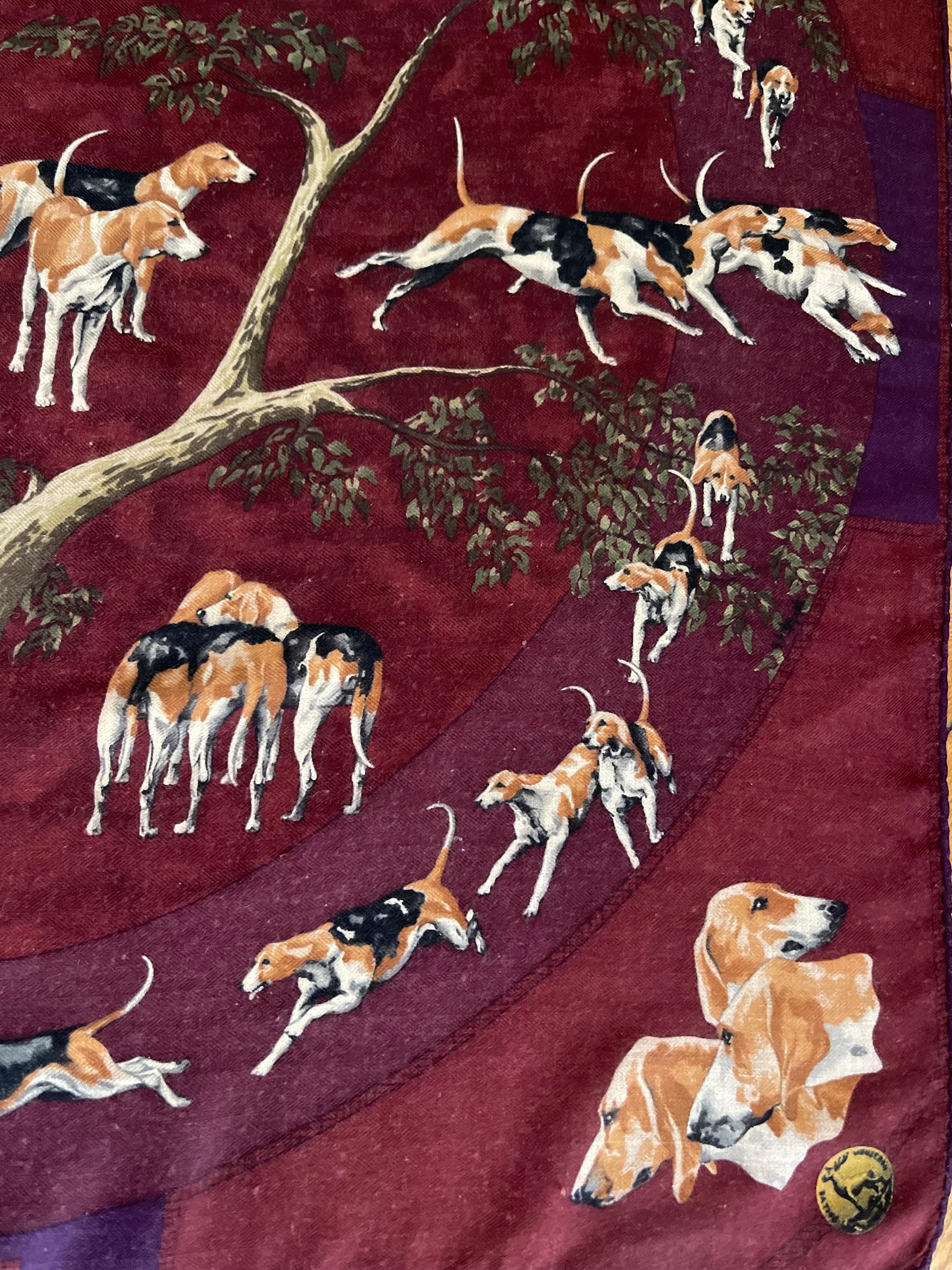 Hermès Silk & Cahmere Scarf 