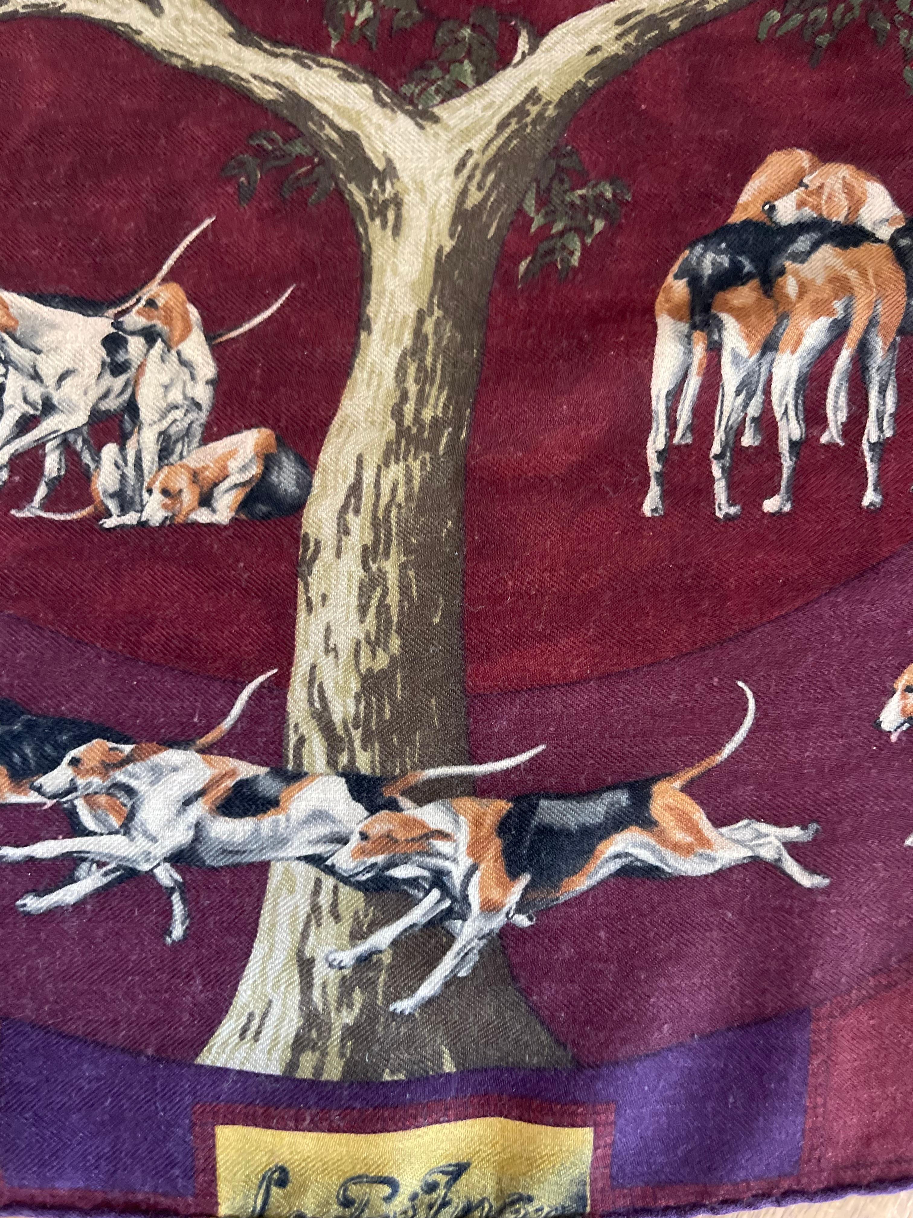 Women's or Men's Hermès Silk & Cahmere Scarf 
