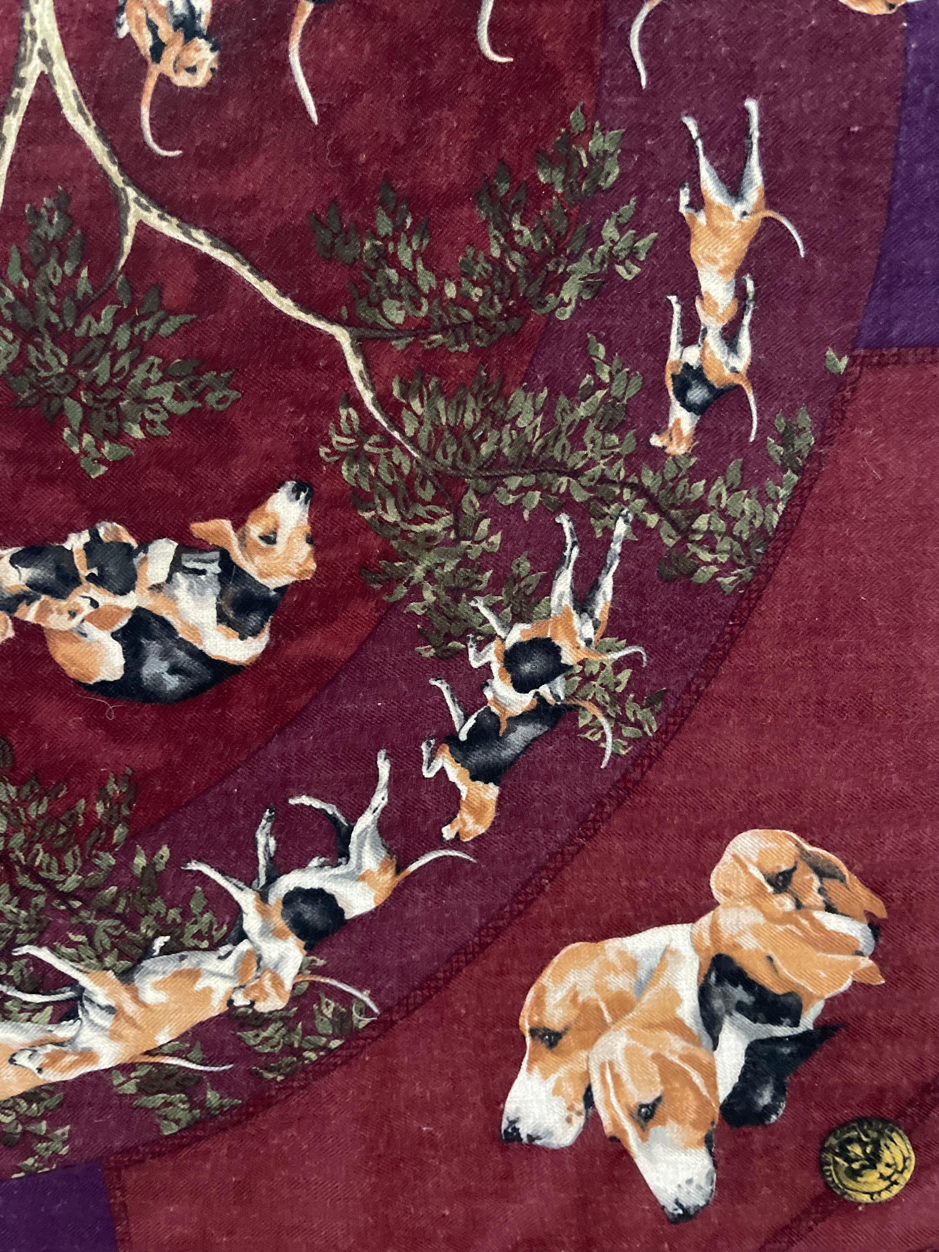 Hermès Silk & Cahmere Scarf 
