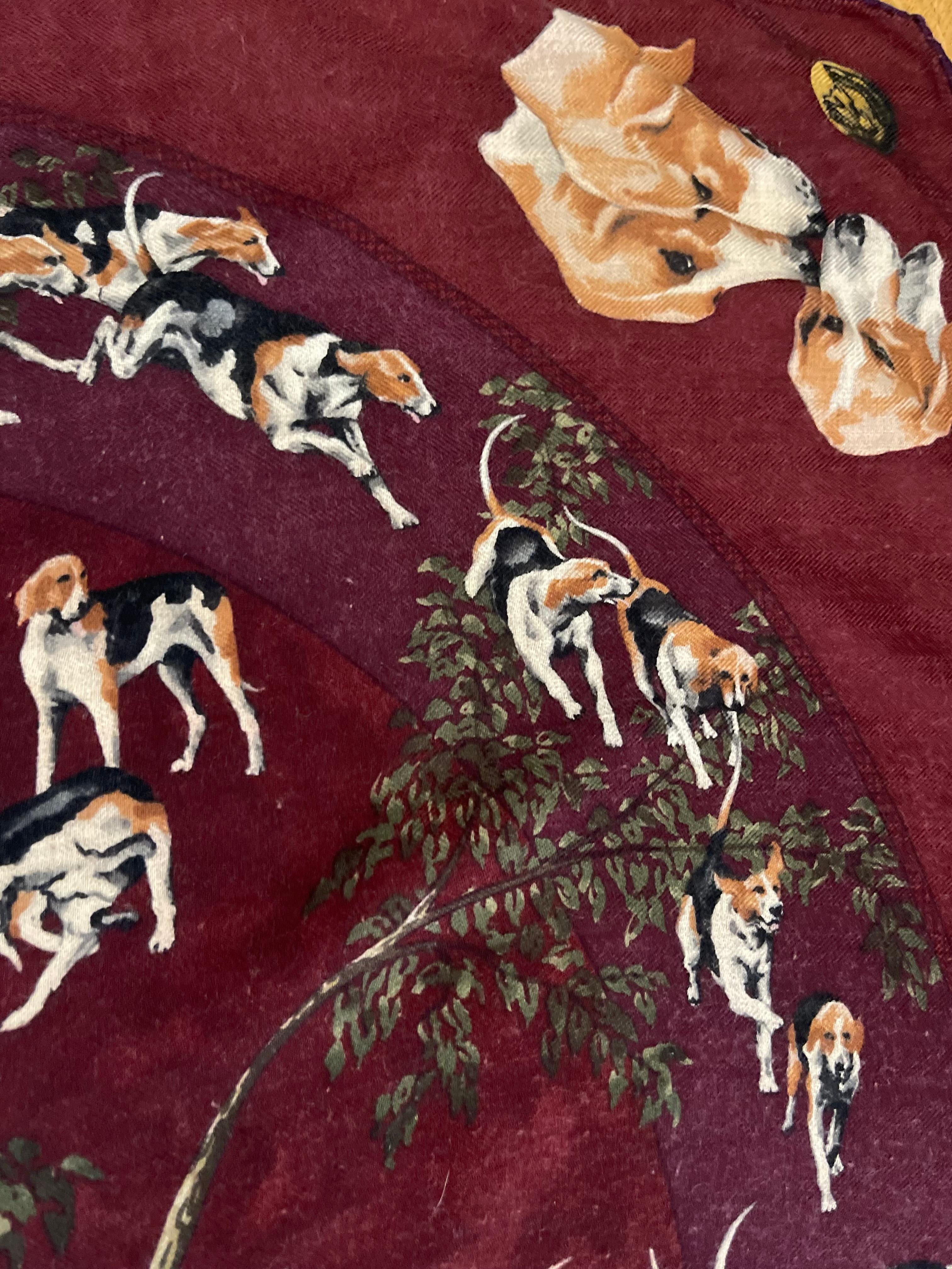 Hermès Silk & Cahmere Scarf 
