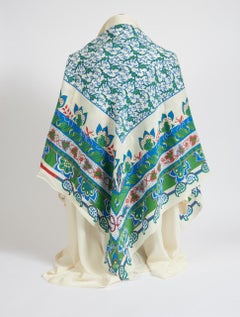 Hermès Silk Chiffon Shawl