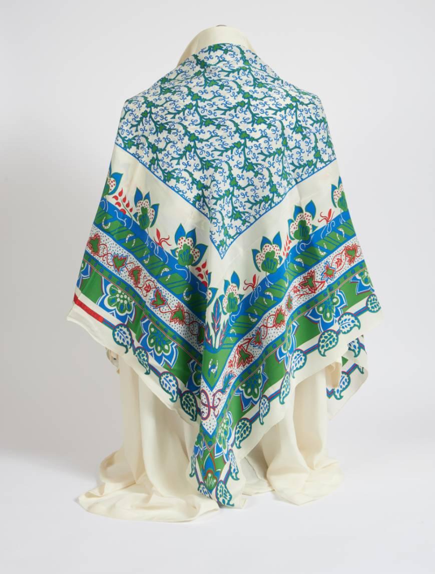 Women's or Men's Hermès Silk Chiffon Shawl