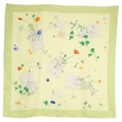 Hermès Silk Des Fleurs Pour Le Dire Scarf