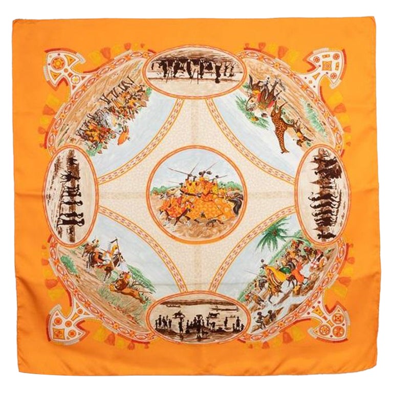 Hermès Silk Foulard/Scarf 
Cavaliers Peuls
, 1993