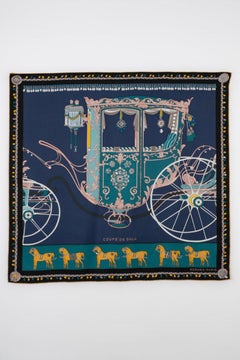 Foulard en soie Hermès "Gala Coupé"