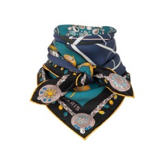 Foulard en soie Hermès "Gala Coupé"
