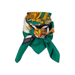 Hermès Silk Foulard Scarf "The Original New Orleans Creole Jazz", 1996