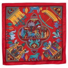 Hermès Silk Foulard / Square Scarf Entitled with 'persepolis', 2003