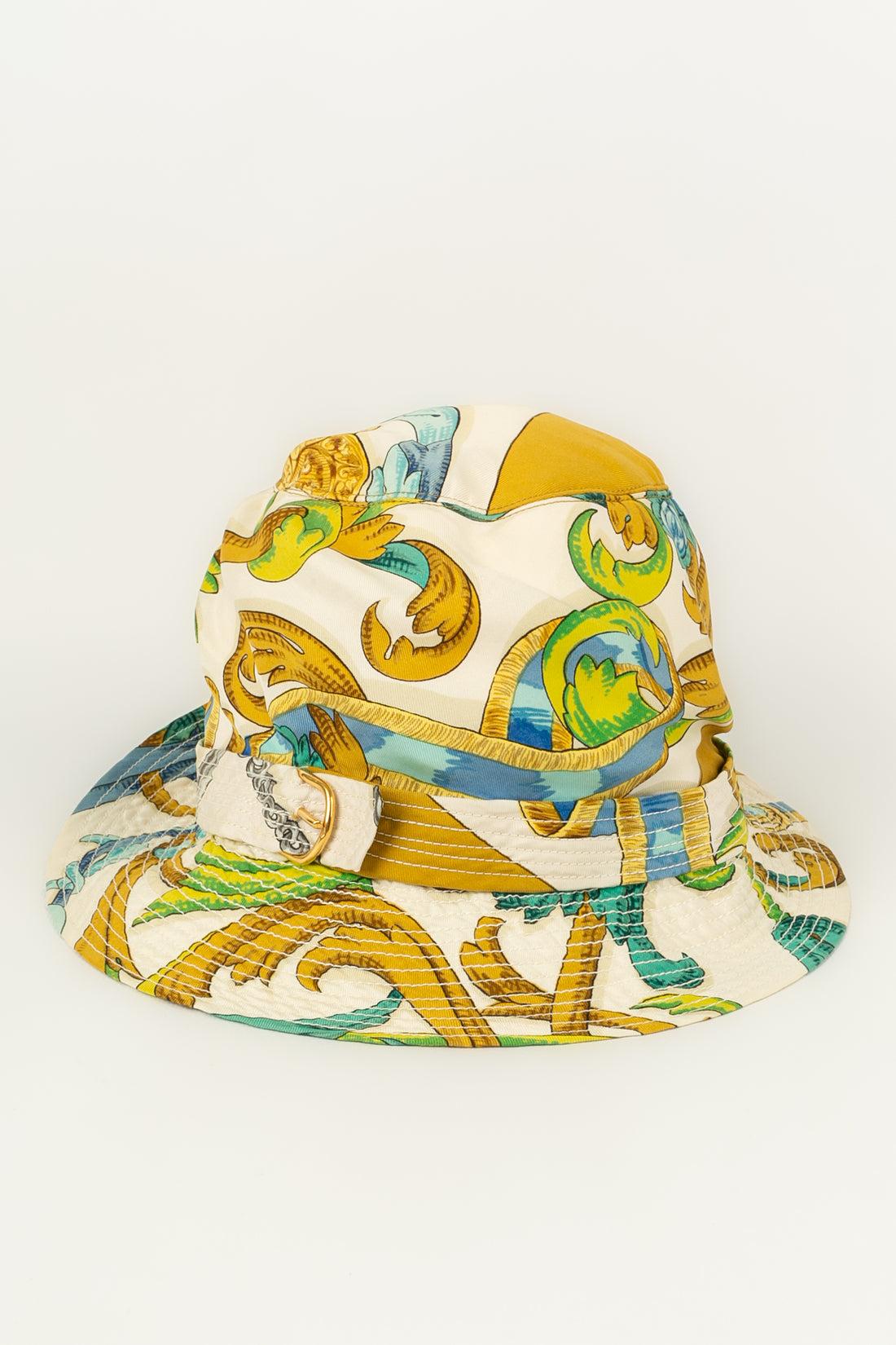 Beige Hermes Silk Hat For Sale