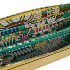 Hermes Silk' In Classique Long Wallet Jaune Poussin/ La Patisserie Francaise
