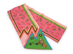 Hermès Silk Kachinas Maxi Twilly NIB