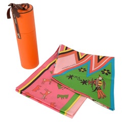 Hermès Silk Kachinas Maxi Twilly NIB