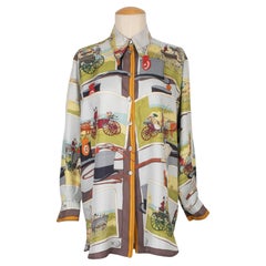 Hermès Silk Long-Sleeved Harness Shirt