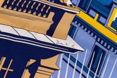 Hermès Silk Minuit Au Faubourg Scarf