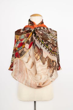 Hermès Silk Muslin Foulard/Scarf 'The Woman with the Wind Shoe Soles', 2009
