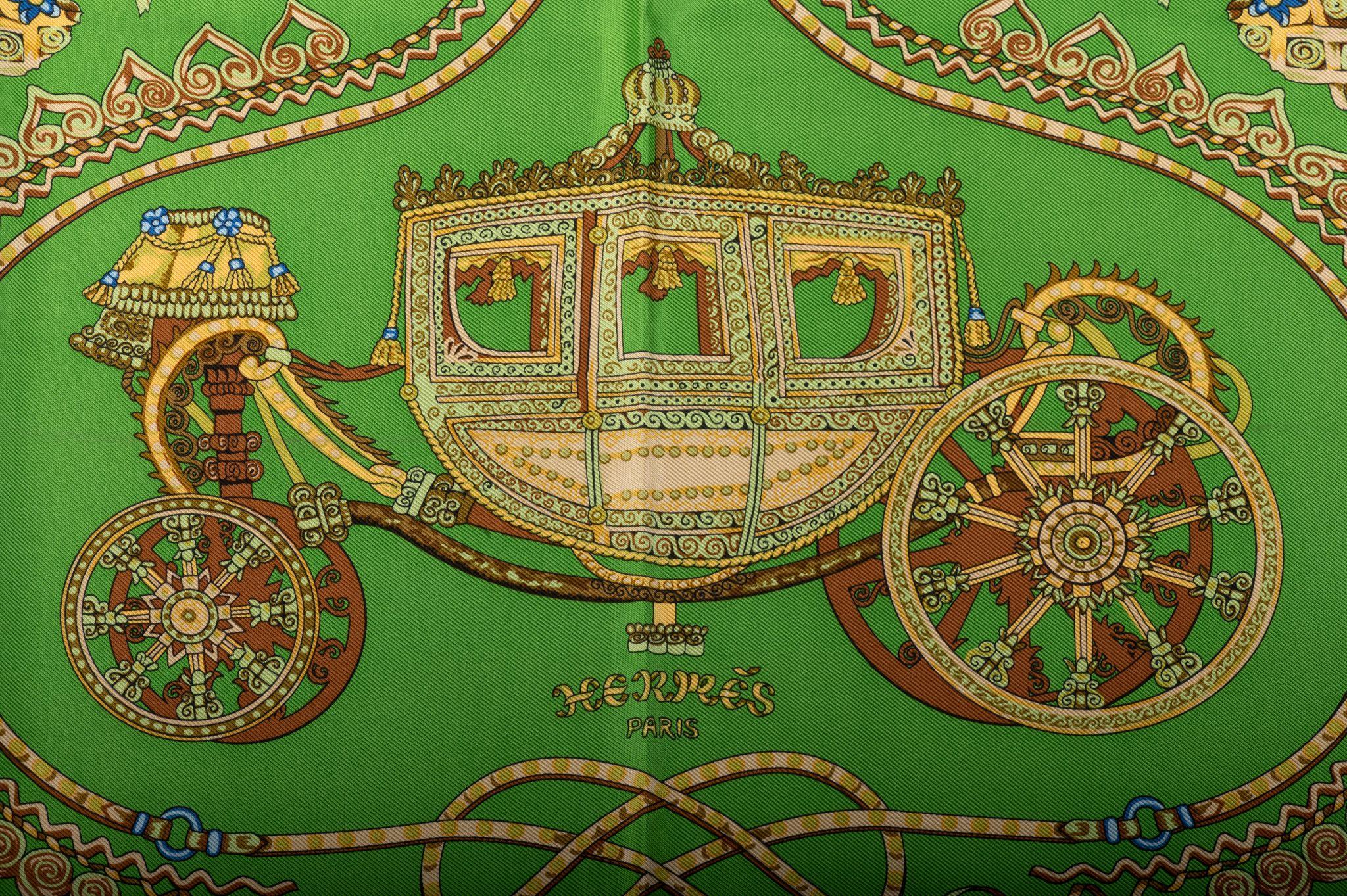 Hermès Silk Paperdes Scarf, Claudia 1