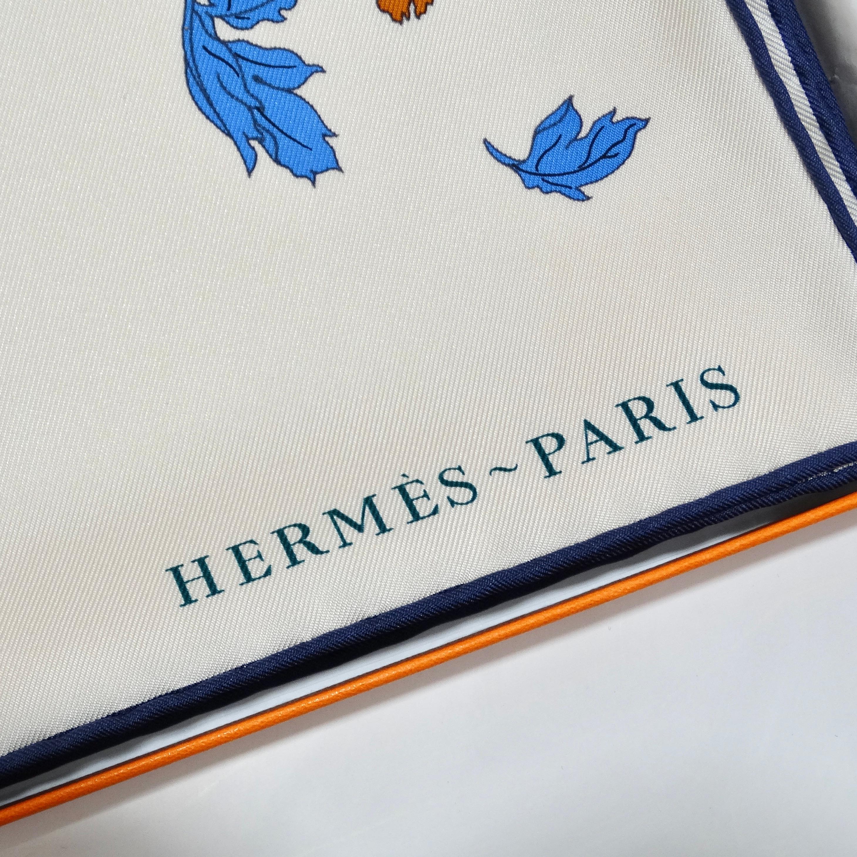 Hermes Silk Robe Legere Scarf For Sale 4