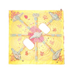 Hermes Silk Sangles En Zigzag Carre Petit H Shrug