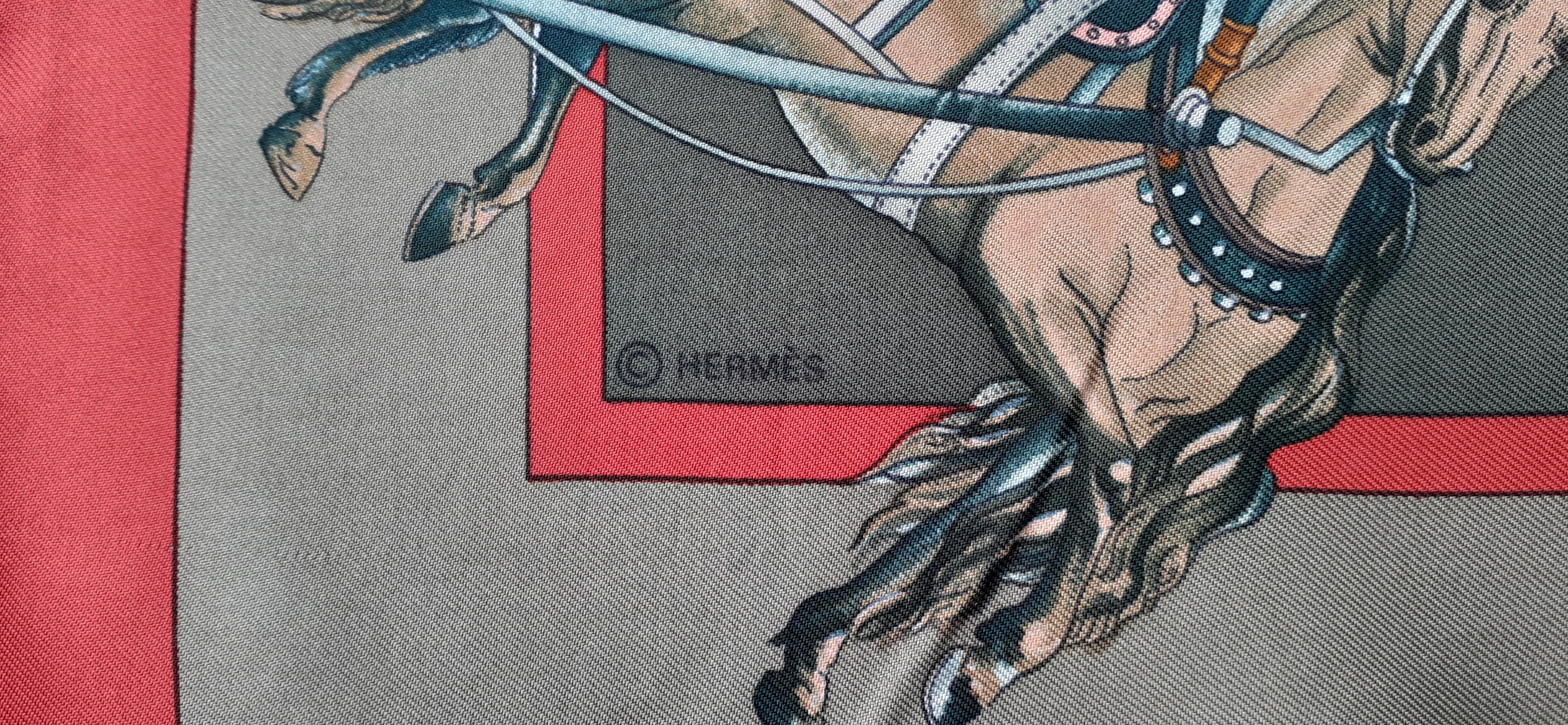 Hermès Silk Scarf A Walk Voyages en Russie Russia Loic Dubigeon 90 cm 2