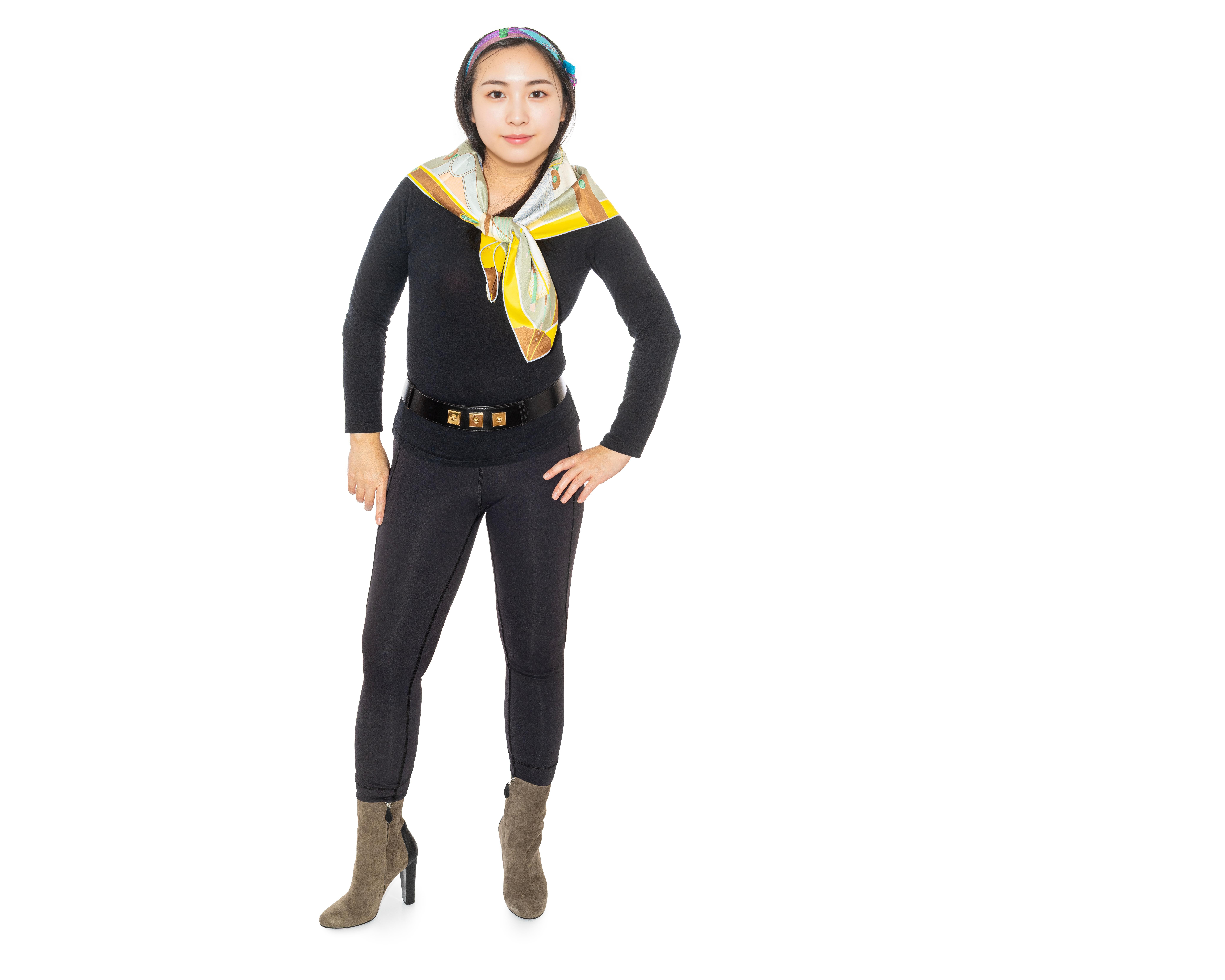 Hermes Silk Scarf Bagage a Main - Vert Amande Jaune - New With Tag en Nuevo estado para la venta en Ottawa, CA