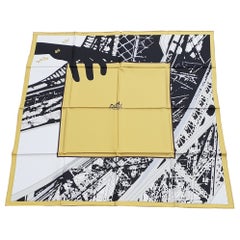 Sciarpa di seta Hermès Boite Au Vol Bali Barret 90 cm