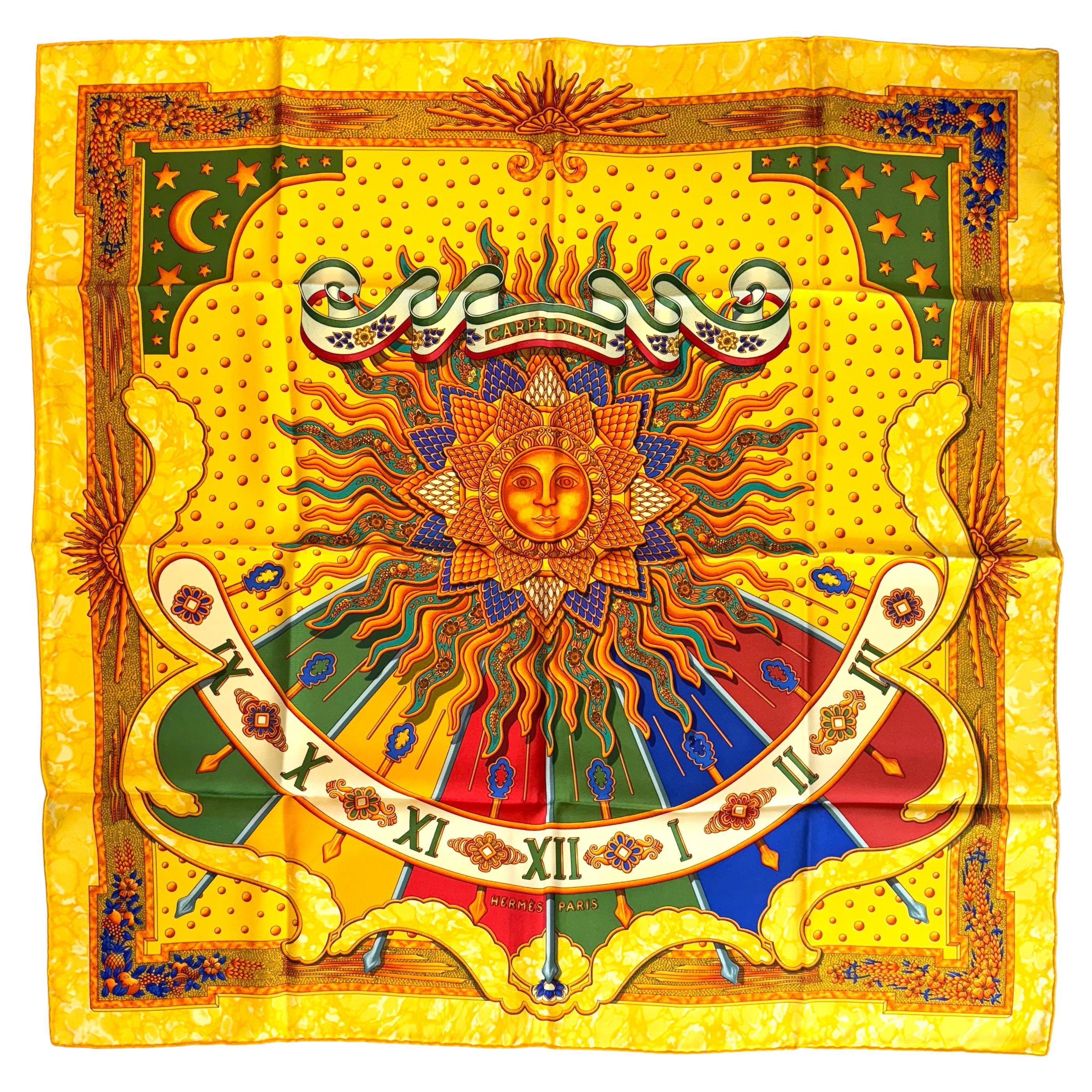 Hermes Silk Scarf, Carp Diem