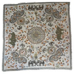Foulard en soie Hermès "Carré Kantha" 2008