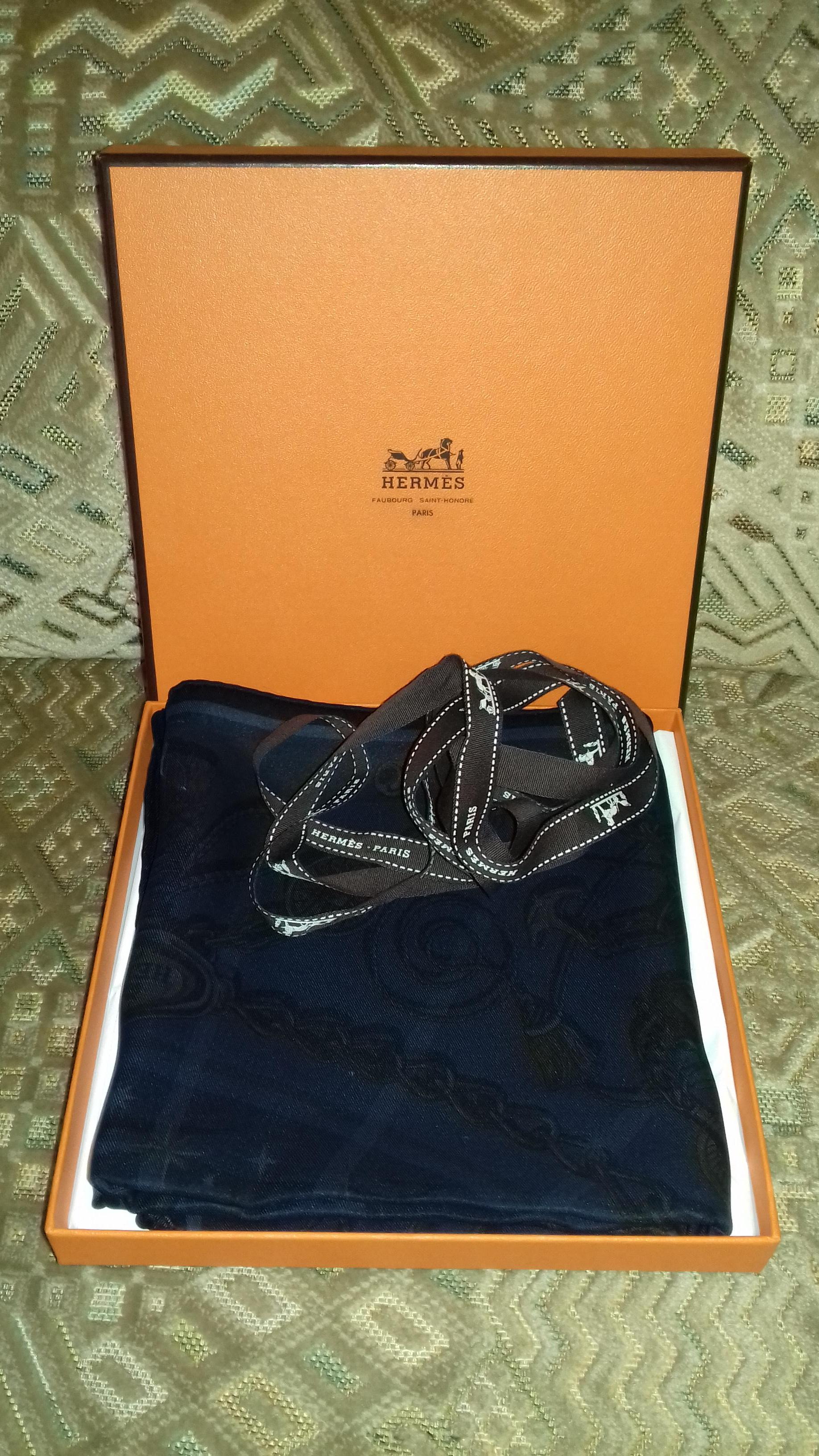 Hermès Silk Scarf C'est la Fete Surteint Marine Daisuke Nomura 70cm GRAIL 7