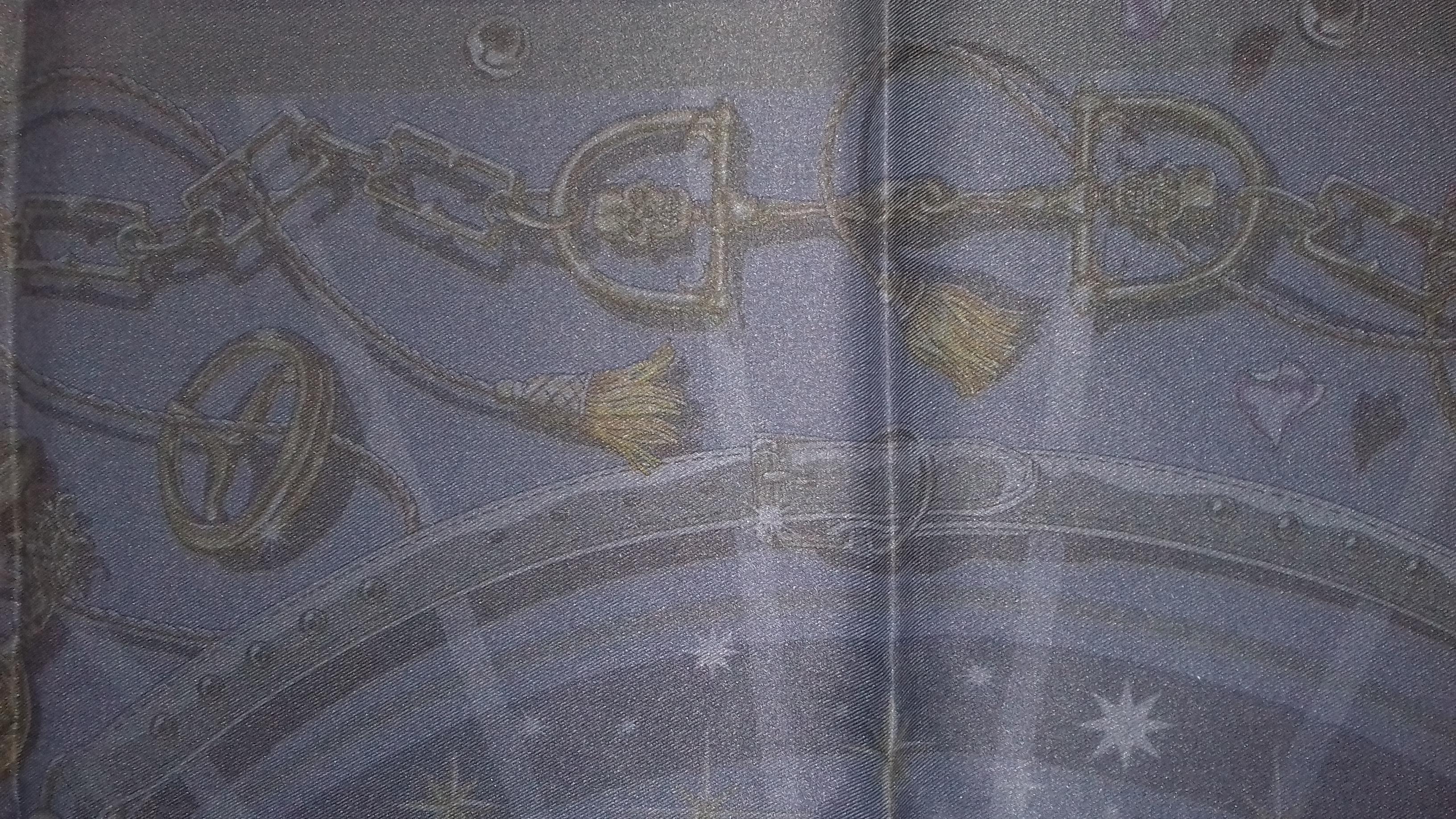 Hermès Silk Scarf C'est la Fete Surteint Marine Daisuke Nomura 70cm GRAIL 1