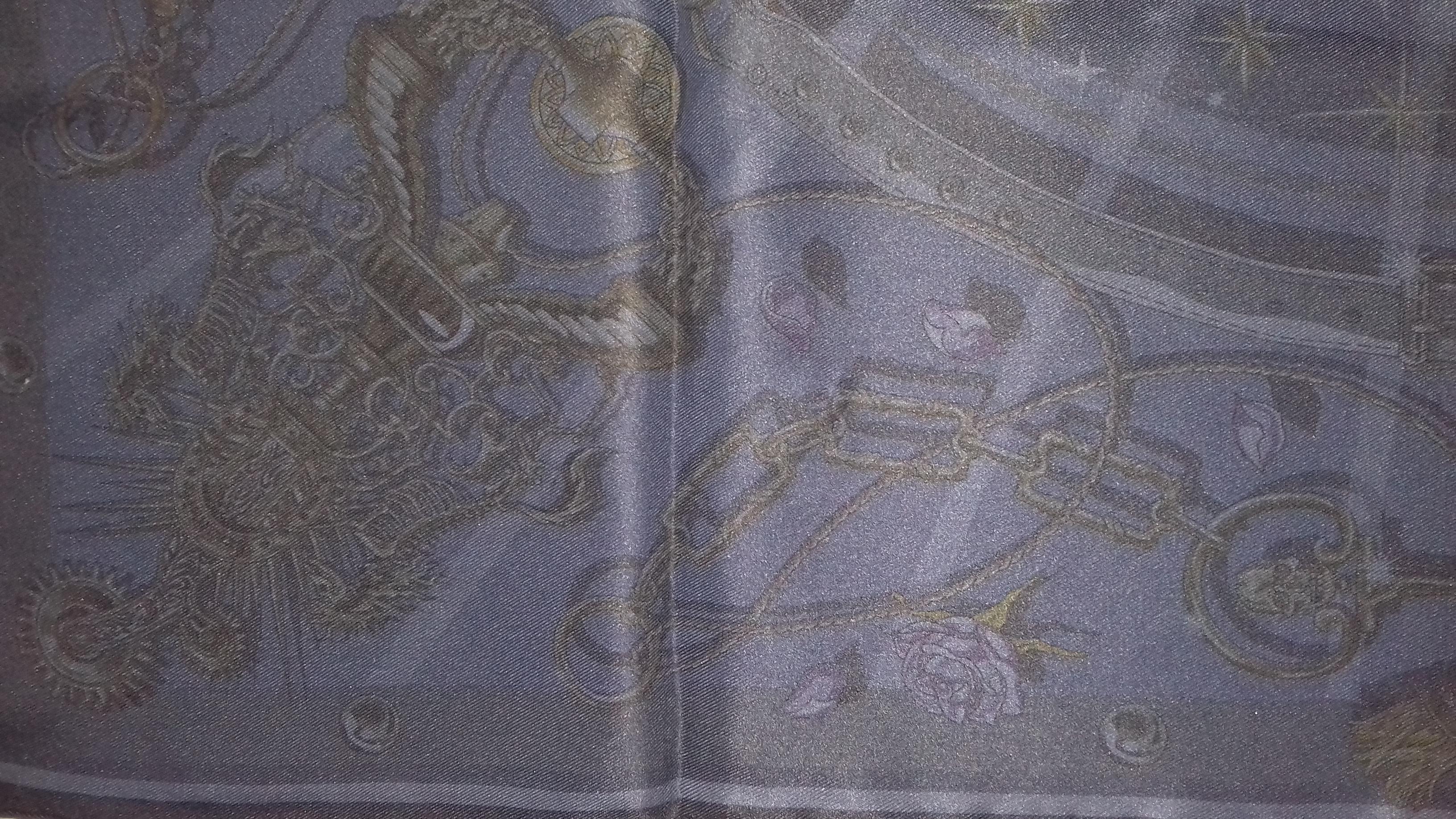 Hermès Silk Scarf C'est la Fete Surteint Marine Daisuke Nomura 70cm GRAIL 3