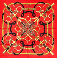 Hermes Silk Scarf, Eperon d'Or