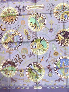 Hermes Silk Scarf, Escales Mediterraneennes