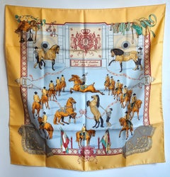 HERMÈS - Foulard en soie " Esquela Andaluza " par Hubert de Watrigant