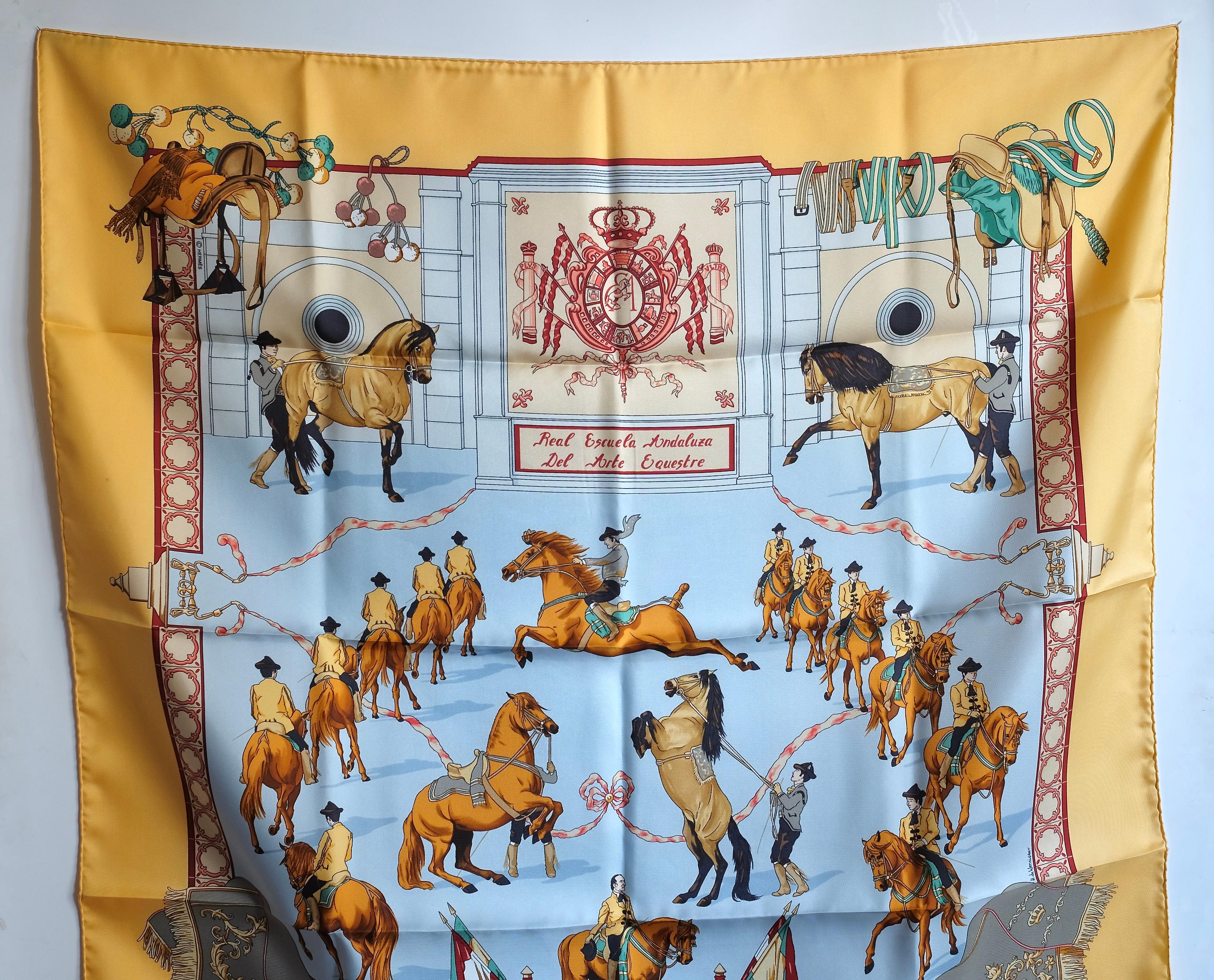 Beige HERMÈS - Silk Scarf 