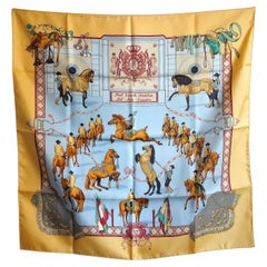 HERMÈS - Pañuelo de seda " Esquela Andaluza " Por Hubert de Watrigant