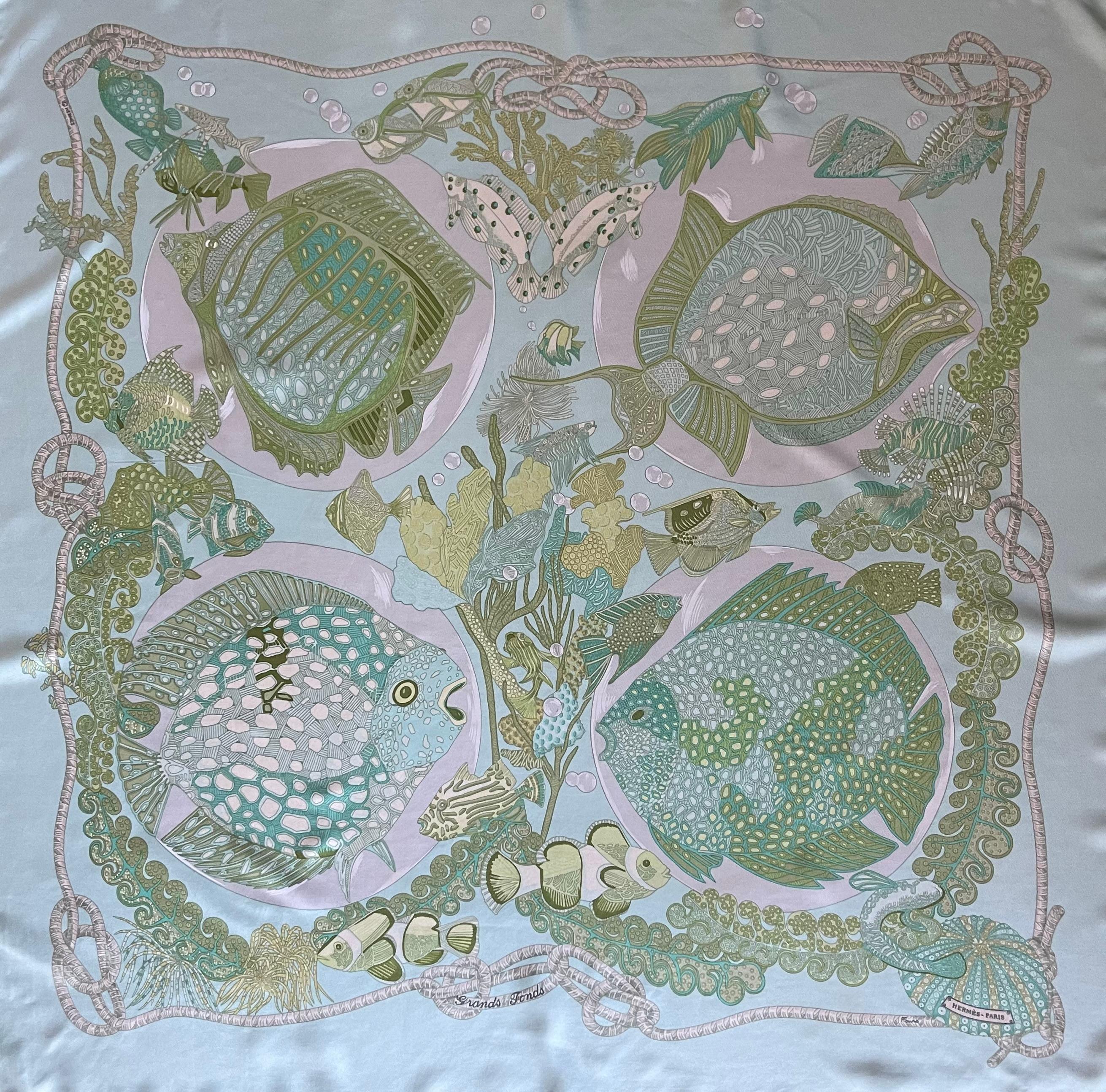 Pañuelo de seda Hermès 