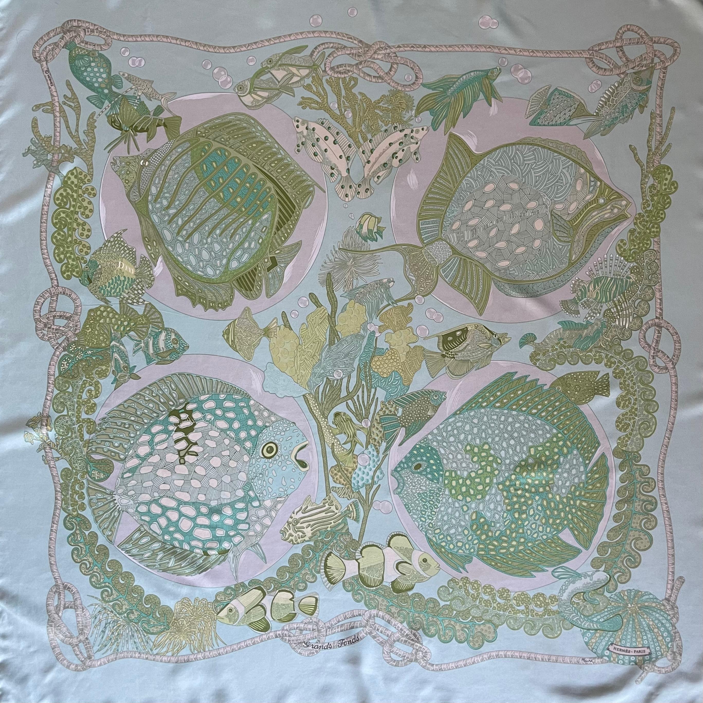 Pañuelo de seda Hermès 