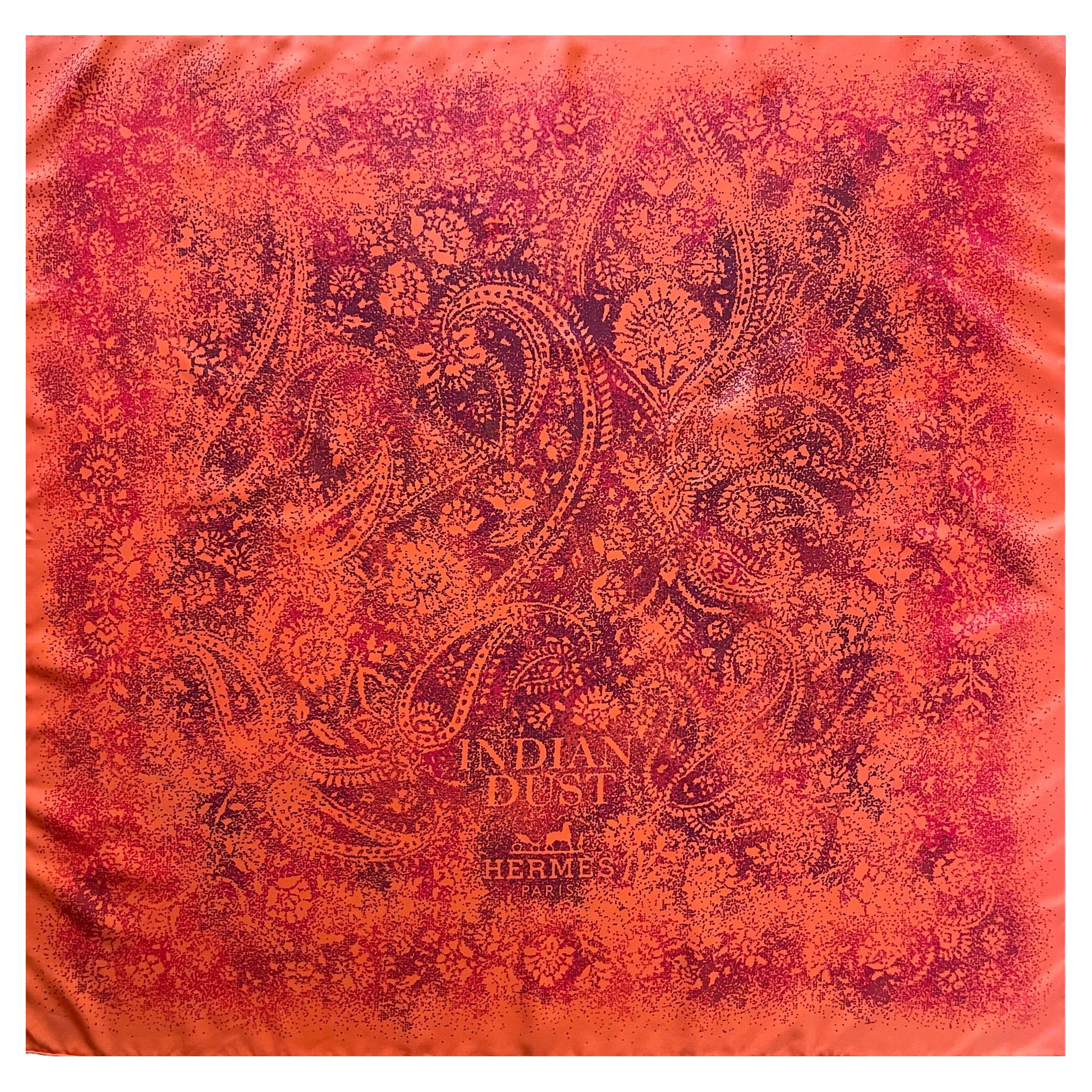Hermès Silk Scarf "Indian Dust" im Angebot