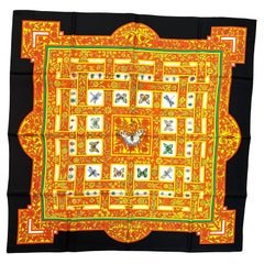 Hermes Silk Scarf, Joyaux de l ete, designed by Antoine de Jacquelot
