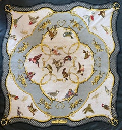 Hermès Silk Scarf "La Clé Des Champs" 1965