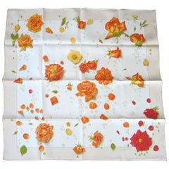 Hermes Silk Scarf "La Rosee" Anne Gavarni New, Never worn in box