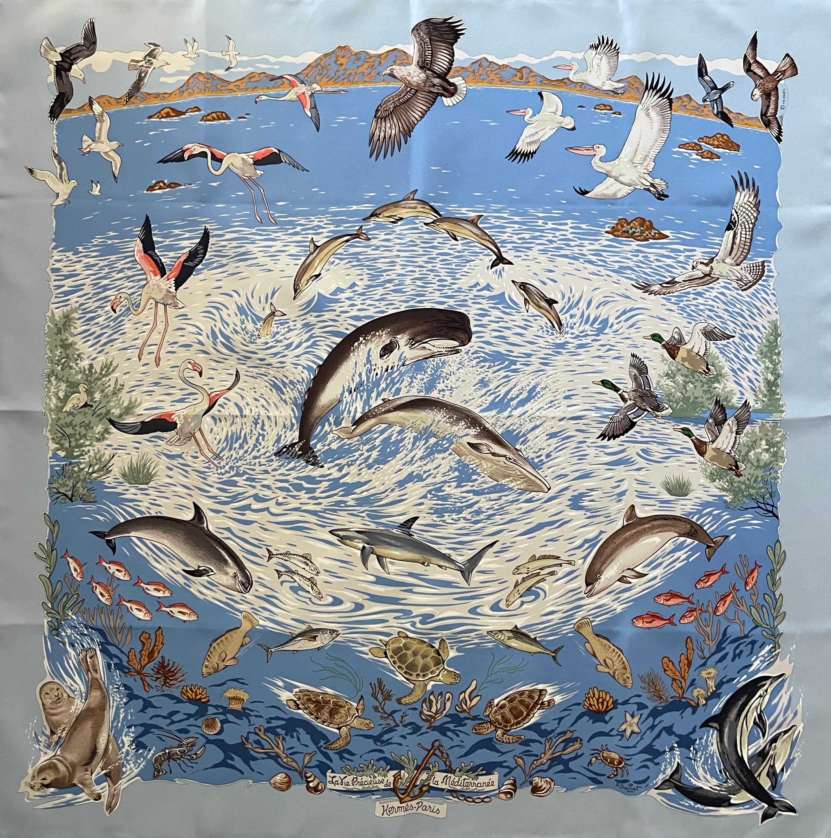 Foulard en soie Hermès 