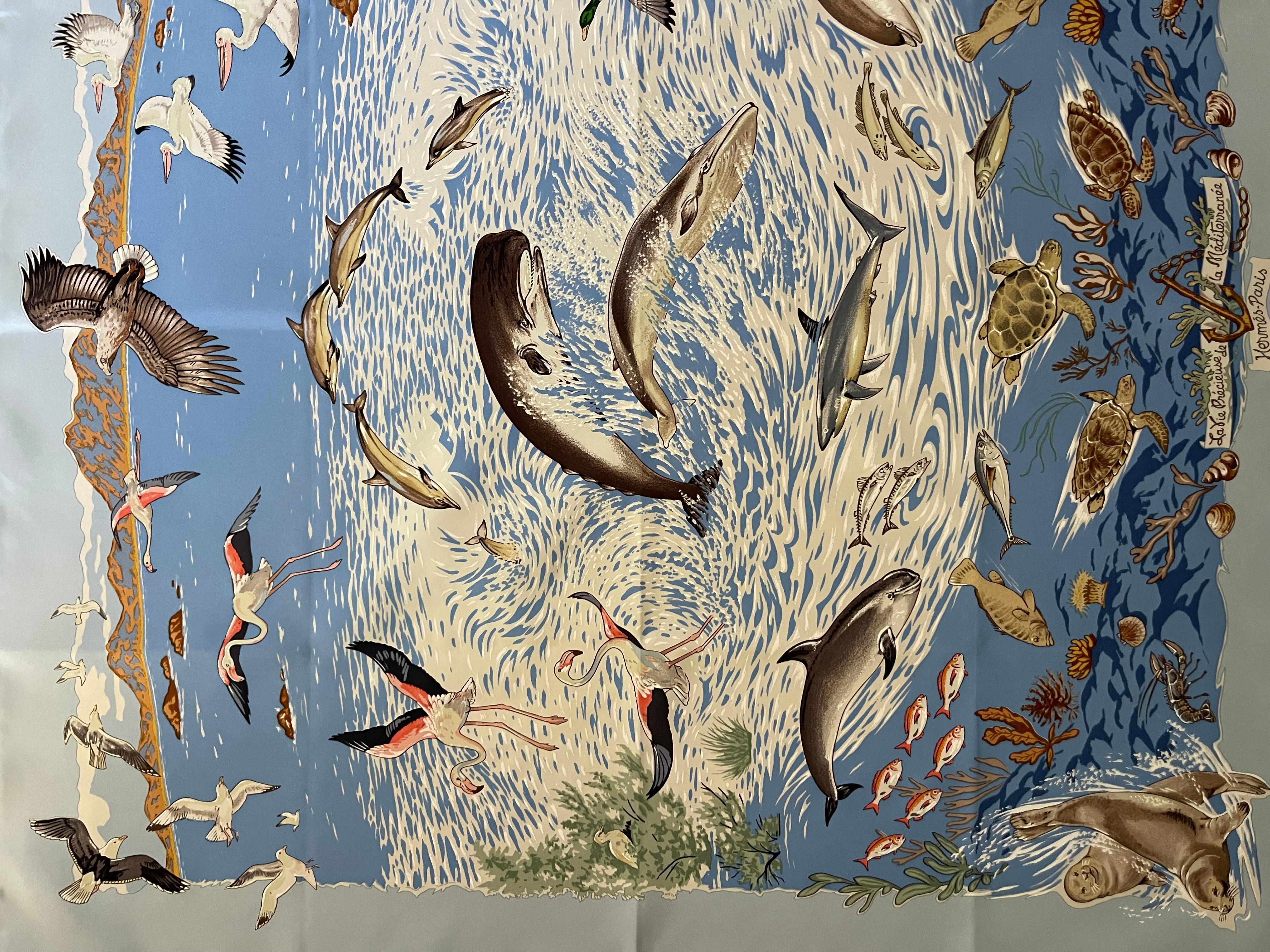 Foulard en soie Hermès 