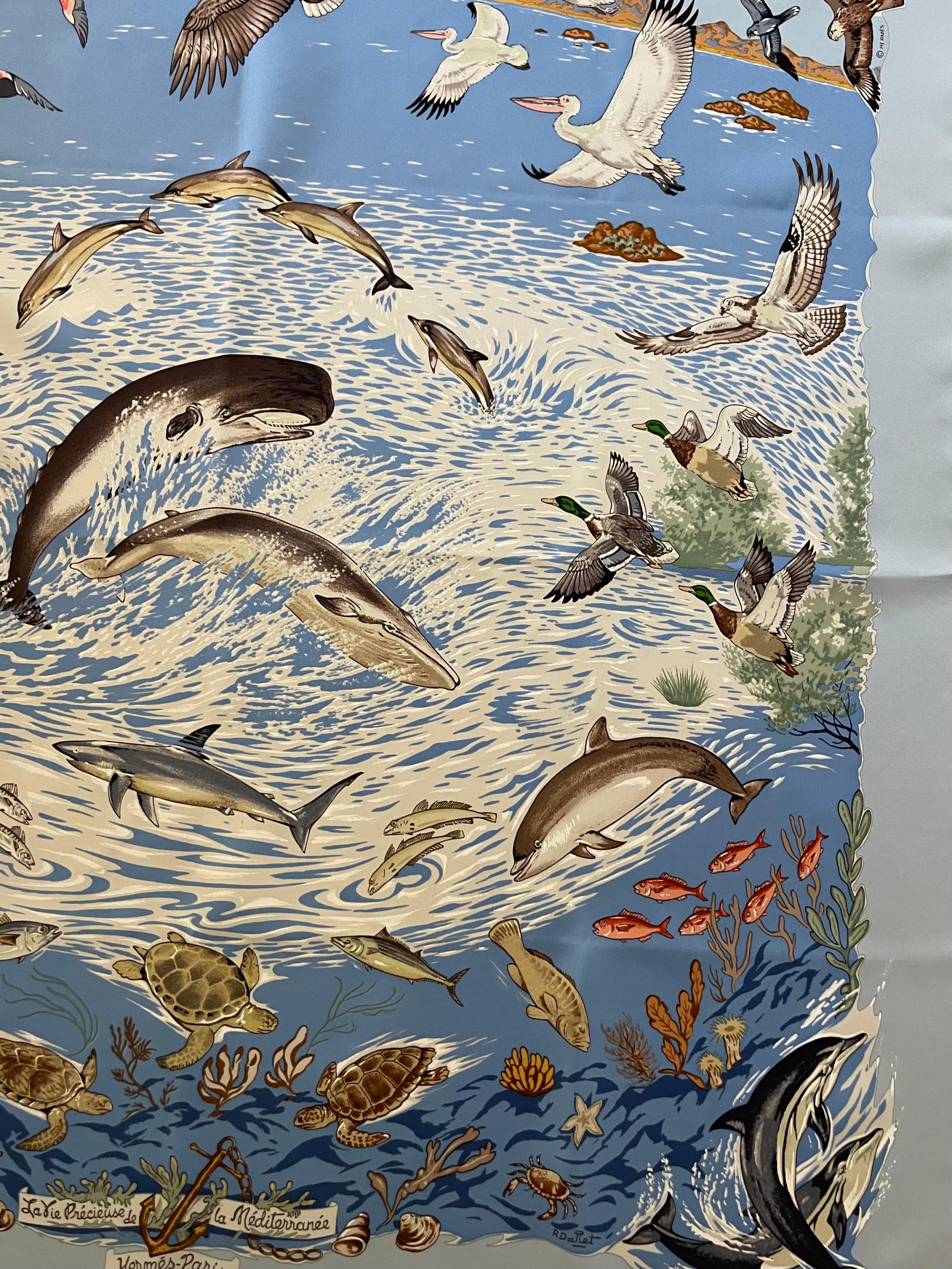 Foulard en soie Hermès 