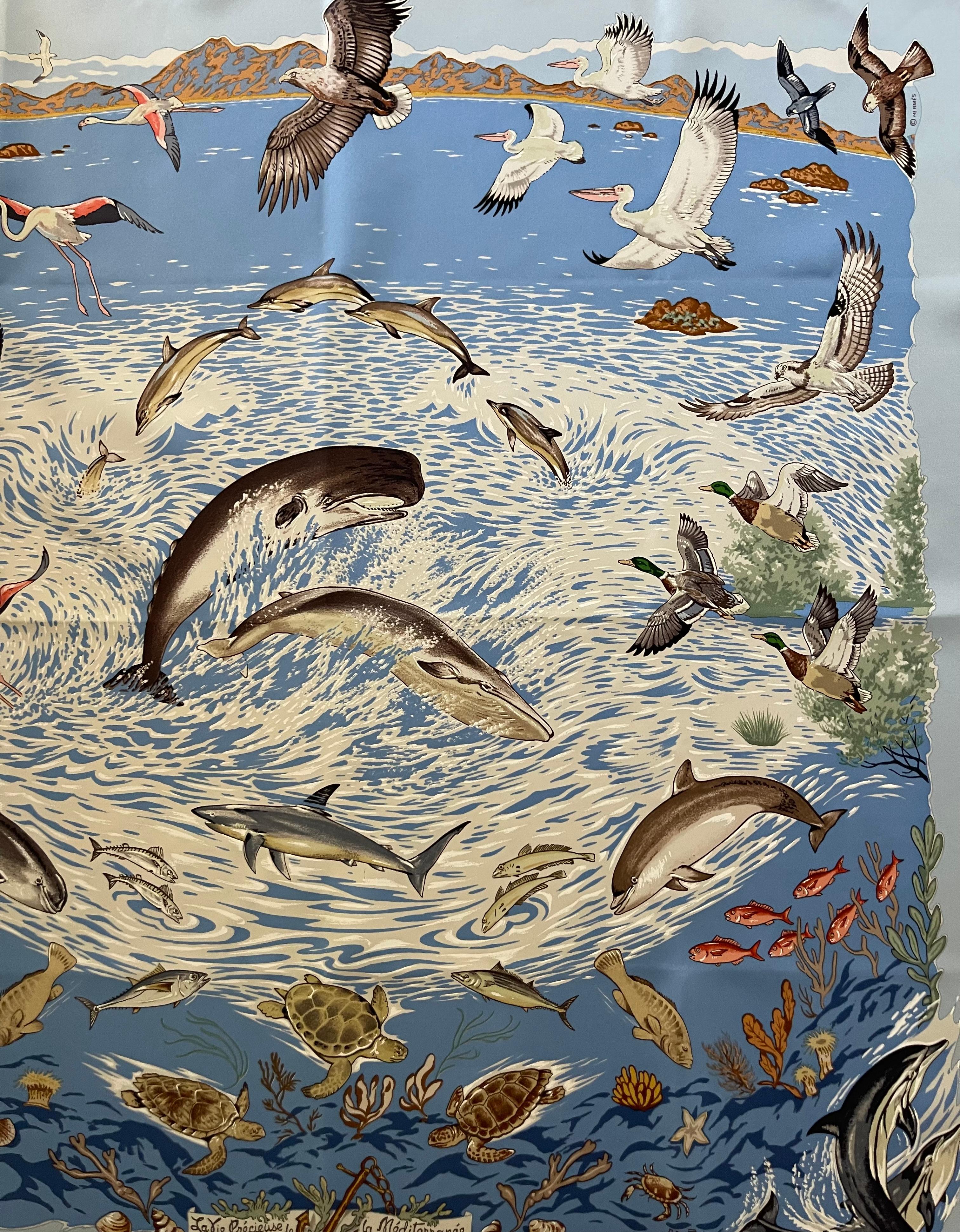 Foulard en soie Hermès 