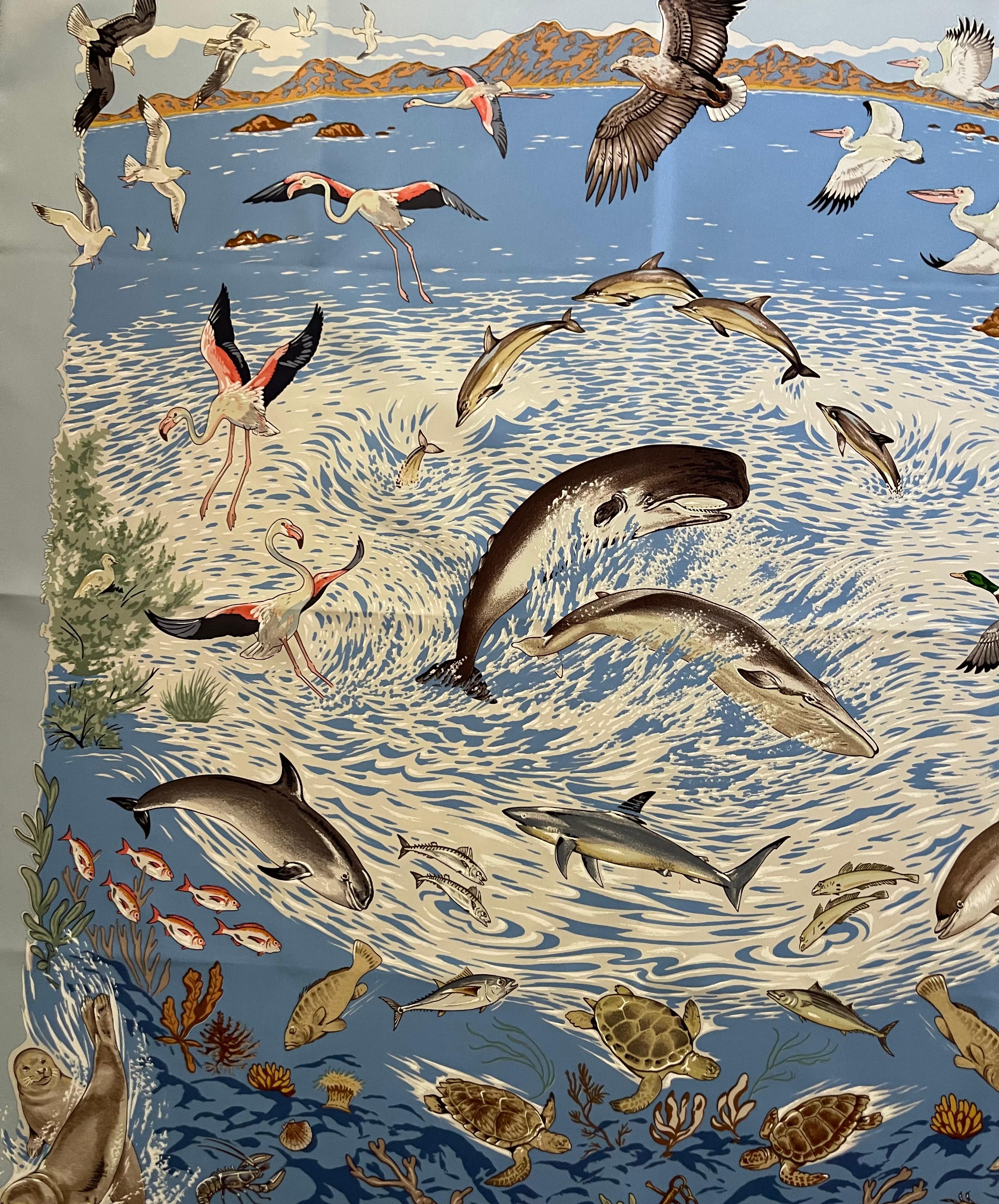 Foulard en soie Hermès 
