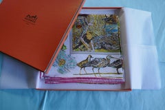 Hermes Silk Scarf ”La Vie Sauvage du Texas" by Kermit Oliver,