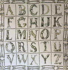 Pañuelo de seda Hermès "L'Abécédaire" 1965